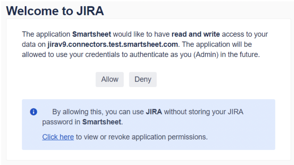 Разрешить доступ к Jira