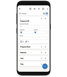 Child rows in compact view on Smartsheet for Android