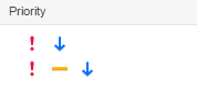 Priority symbols