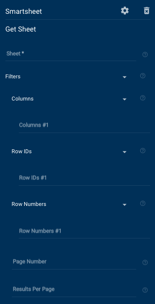 Get Sheet in Smartsheet