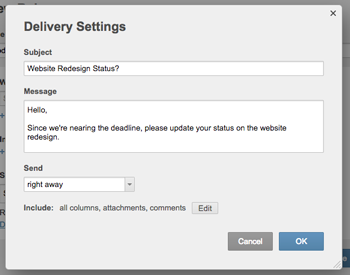 update request smartsheet existing disable delete rules edit