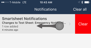 Notification Center: Receive Alerts Directly Within Smartsheet