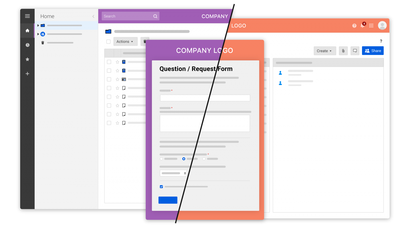 Smartsheet com cores personalizadas